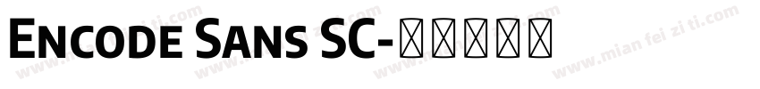 Encode Sans SC字体转换